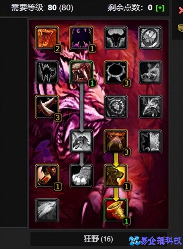 魔兽世界巫妖王之怒猎人天赋加点(魔兽世界巫妖王之怒猎人宝宝)