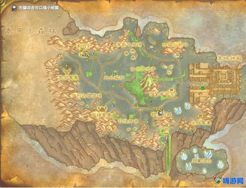 魔兽世界黑暗神殿路线图(魔兽世界黑暗神殿怎么走)？
