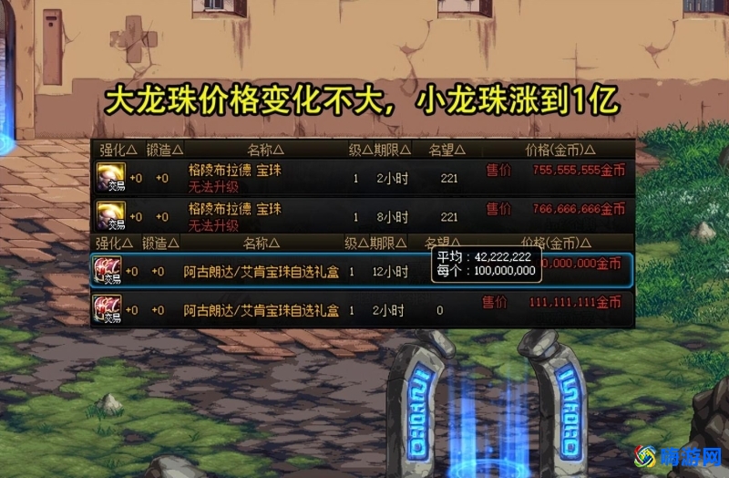 dnf龙珠值多少钱(dnf龙珠怎么获得)？