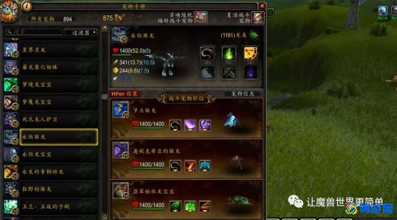 魔兽世界战斗宠物推荐(魔兽世界战斗宠物哪个最好)？