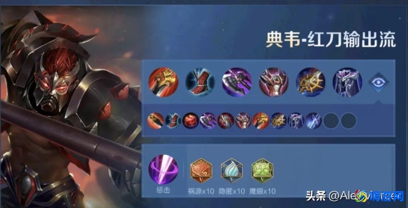 王者荣耀典韦怎么出装(王者荣耀典韦最强出装)？
