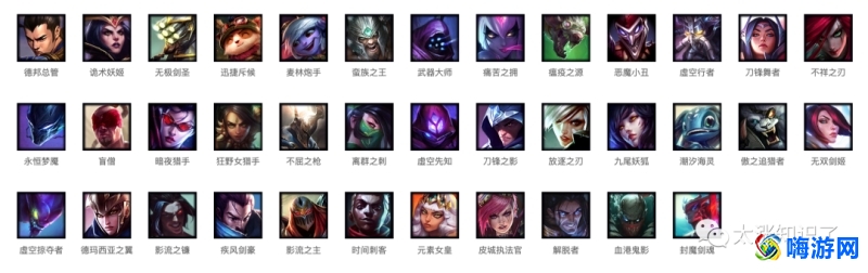 lol英雄大全图鉴(lol英雄名字昵称大全)