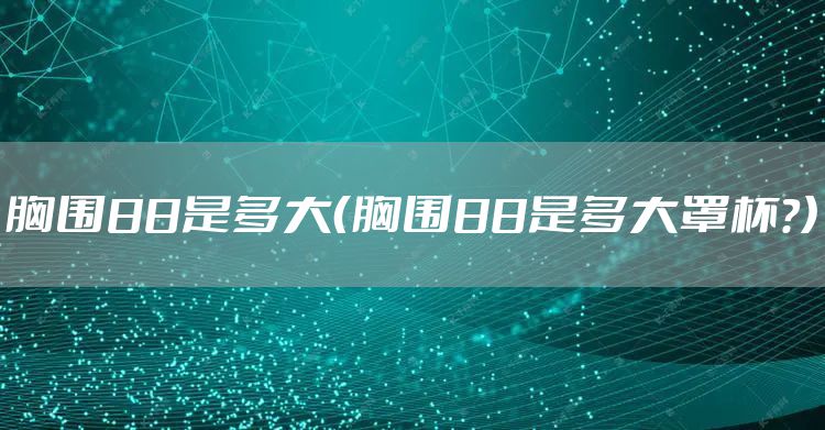 胸围88是多大（胸围88是多大罩杯?）