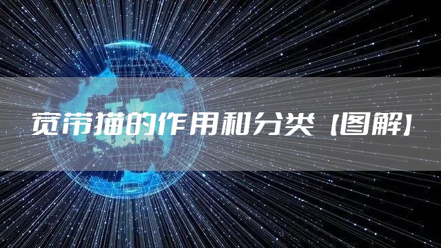 宽带猫的作用和分类【图解】