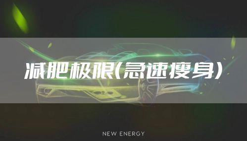 减肥极限（急速瘦身）