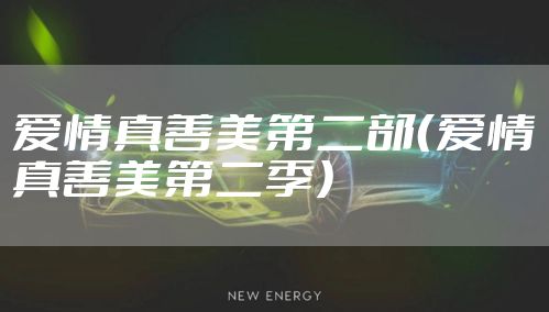 爱情真善美第二部（爱情真善美第二季）