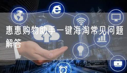 惠惠购物助手一键海淘常见问题解答