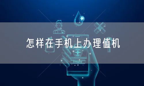 怎样在手机上办理值机