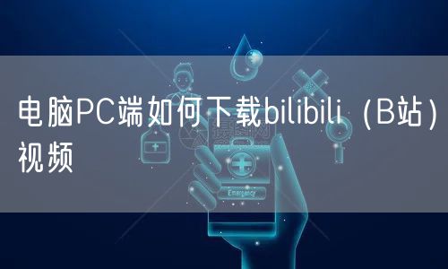 电脑PC端如何下载bilibili（B站）视频