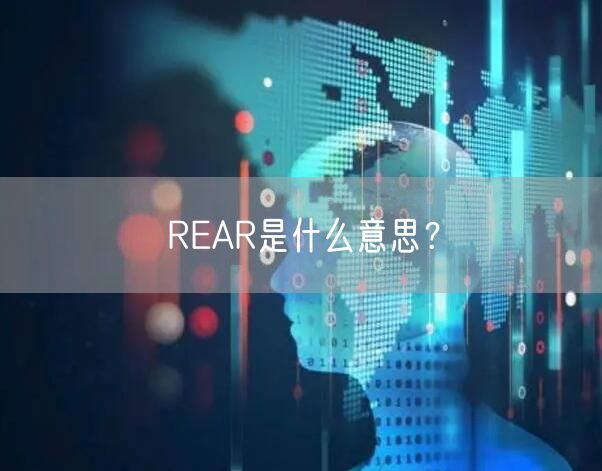 REAR是什么意思？