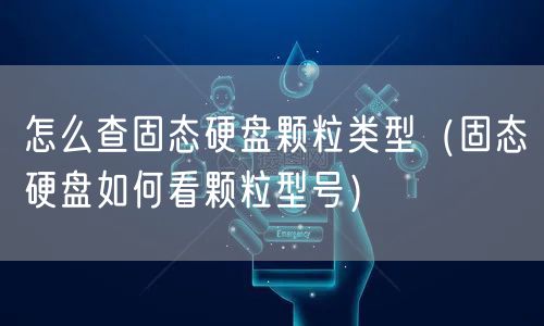 怎么查固态硬盘颗粒类型（固态硬盘如何看颗粒型号）