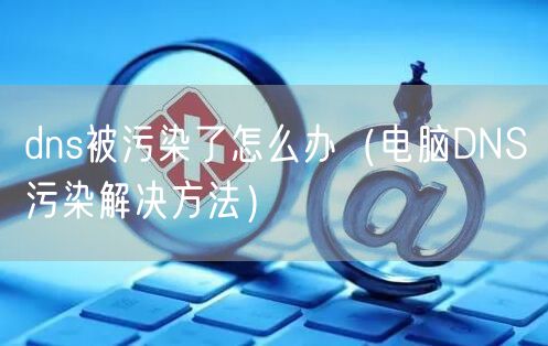 dns被污染了怎么办（电脑DNS污染解决方法）