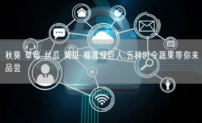秋葵 草莓 丝瓜 黄瓜 榴莲绿巨人,五种时令蔬果等你来品尝