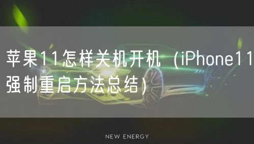 苹果11怎样关机开机（iPhone11强制重启方法总结）