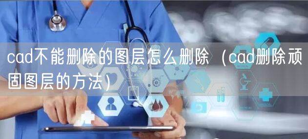 cad不能删除的图层怎么删除（cad删除顽固图层的方法）
