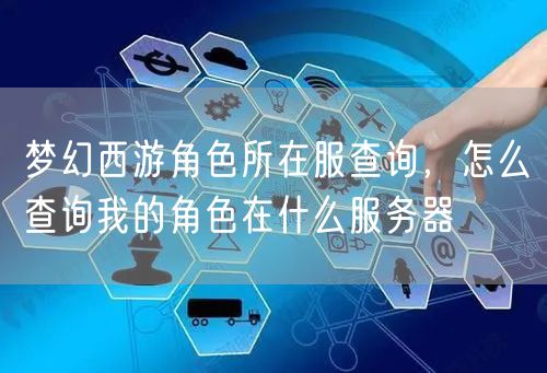 梦幻西游角色所在服查询，怎么查询我的角色在什么服务器