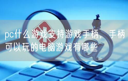 pc什么游戏支持游戏手柄，手柄可以玩的电脑游戏有哪些