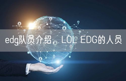 edg队员介绍，LOL EDG的人员