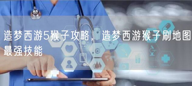 造梦西游5猴子攻略，造梦西游猴子刷地图最强技能