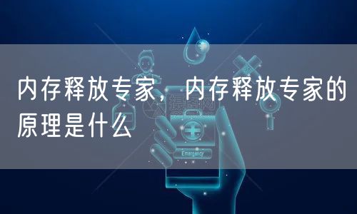 内存释放专家，内存释放专家的原理是什么