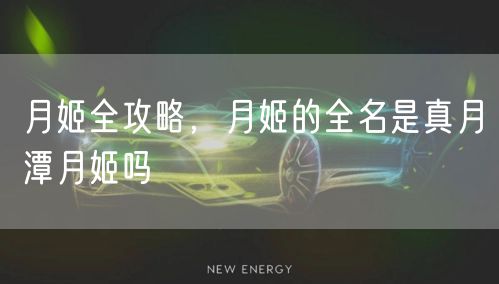 月姬全攻略，月姬的全名是真月潭月姬吗