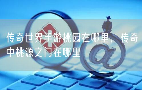 传奇世界手游桃园在哪里，传奇中桃源之门在哪里