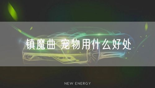 镇魔曲 宠物用什么好处
