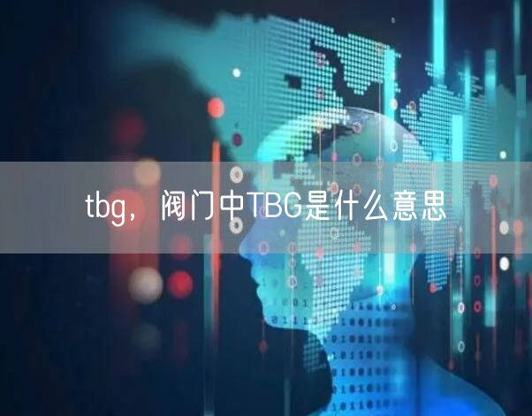 tbg，阀门中TBG是什么意思