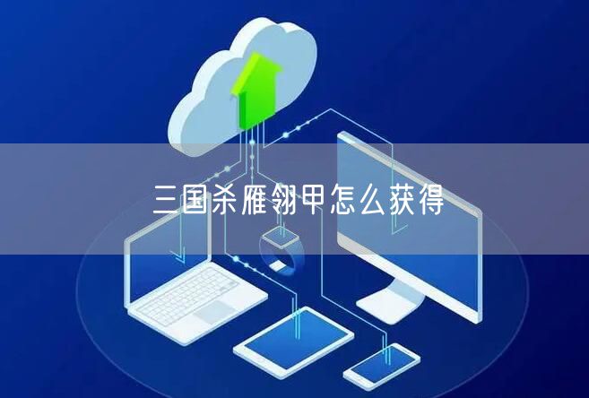 三国杀雁翎甲怎么获得