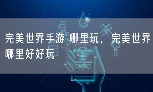 完美世界手游 哪里玩，完美世界哪里好好玩