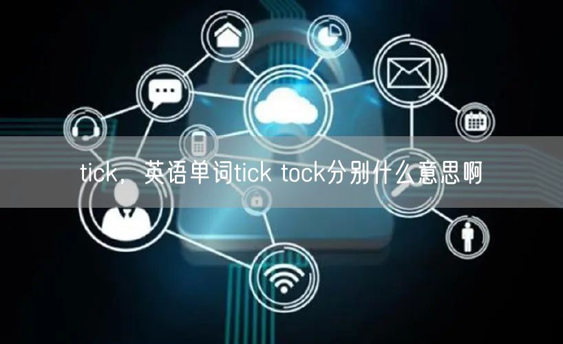tick，英语单词tick tock分别什么意思啊