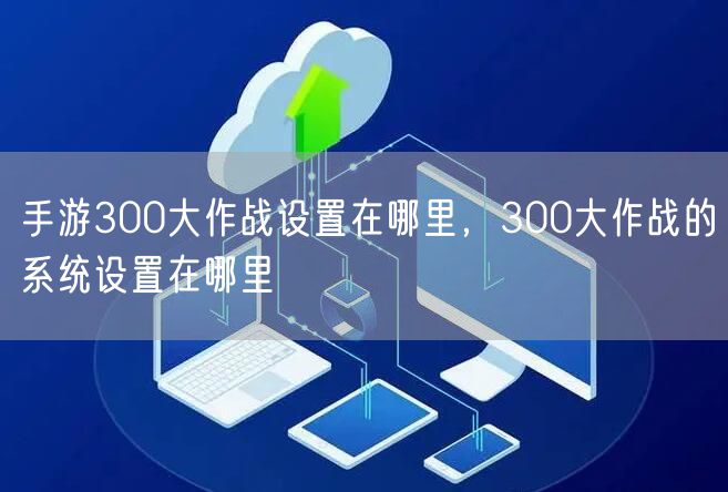 手游300大作战设置在哪里，300大作战的系统设置在哪里