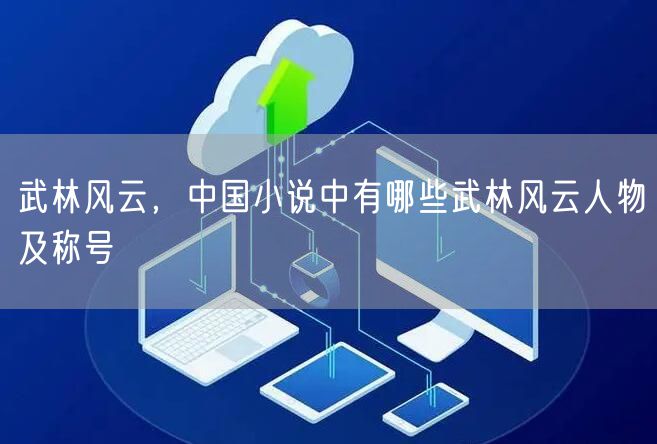 武林风云，中国小说中有哪些武林风云人物及称号