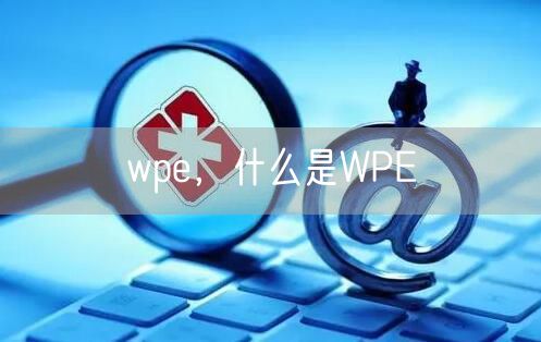 wpe，什么是WPE