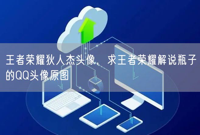 王者荣耀狄人杰头像，求王者荣耀解说瓶子的QQ头像原图