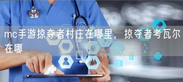 mc手游掠夺者村庄在哪里，掠夺者考瓦尔在哪