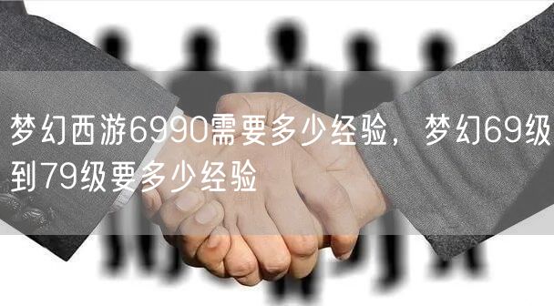 梦幻西游6990需要多少经验，梦幻69级到79级要多少经验