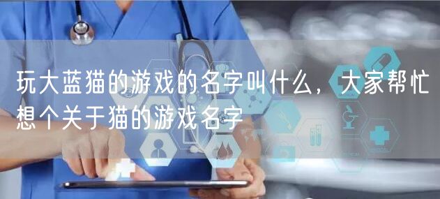 玩大蓝猫的游戏的名字叫什么，大家帮忙想个关于猫的游戏名字