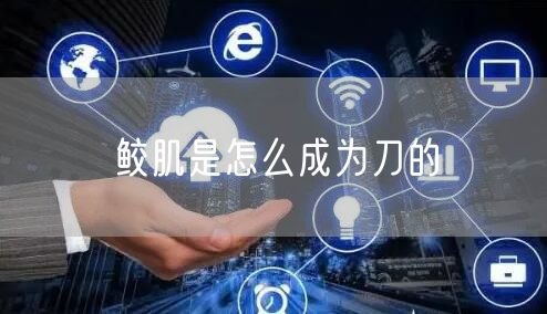 鲛肌是怎么成为刀的