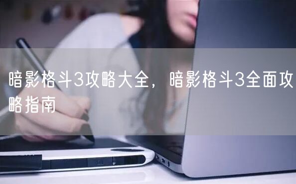 暗影格斗3攻略大全，暗影格斗3全面攻略指南