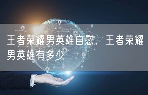 王者荣耀男英雄自慰，王者荣耀男英雄有多少