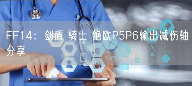 FF14：剑盾 骑士 绝欧P5P6输出减伤轴分享