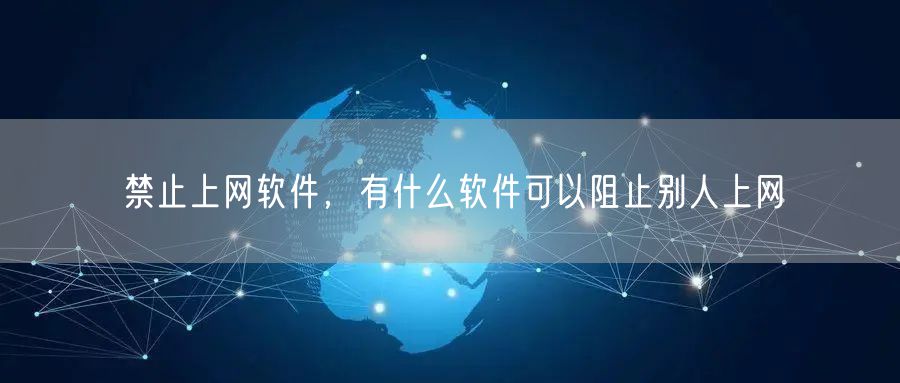 禁止上网软件，有什么软件可以阻止别人上网