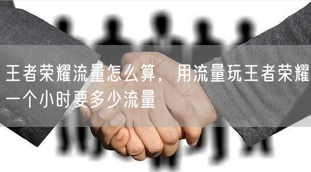 王者荣耀流量怎么算，用流量玩王者荣耀一个小时要多少流量