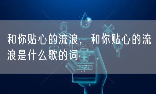 和你贴心的流浪，和你贴心的流浪是什么歌的词