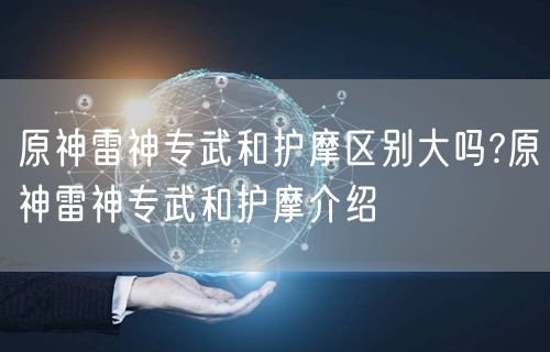 原神雷神专武和护摩区别大吗?原神雷神专武和护摩介绍