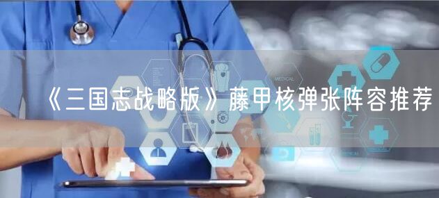《三国志战略版》藤甲核弹张阵容推荐