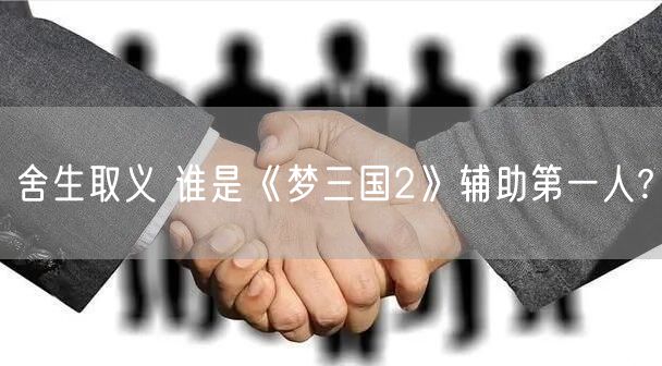 舍生取义 谁是《梦三国2》辅助第一人?
