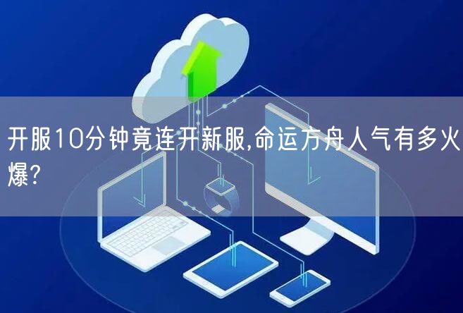 开服10分钟竟连开新服,命运方舟人气有多火爆?
