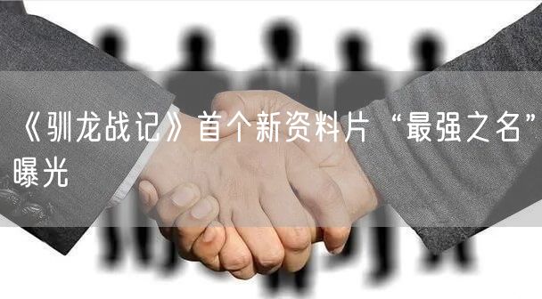 《驯龙战记》首个新资料片“最强之名”曝光